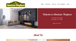Desktop Screenshot of american-fireplaces.com